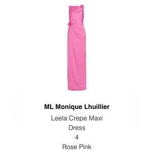 Monique Lhuillier Leela Crepe Maxi Dress